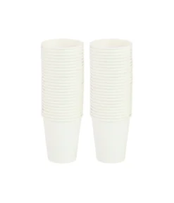 White Coffee Paper Cups 50x8oz
