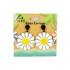 White Daisy Earrings 7cm