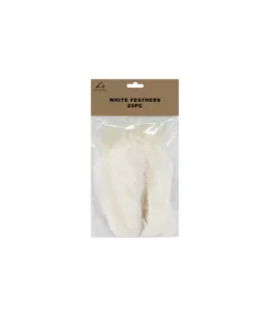 White Feathers 20pc