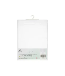 White Flannel Table Cloth 137x274cm