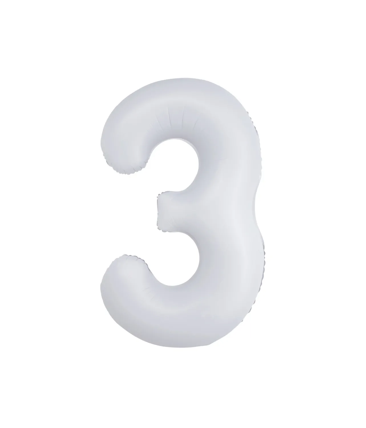 White Foil Matte Number 3
