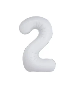White Foil Matte Number 2