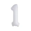 White Foil Matte Number 1