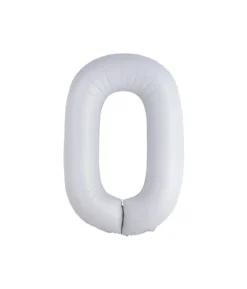 White Foil Matte Number 0