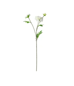 White 3 Head Dahlia 62cm