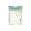 White Letters With Tape 46pc