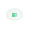 White Oval Plastic Serving Tray
