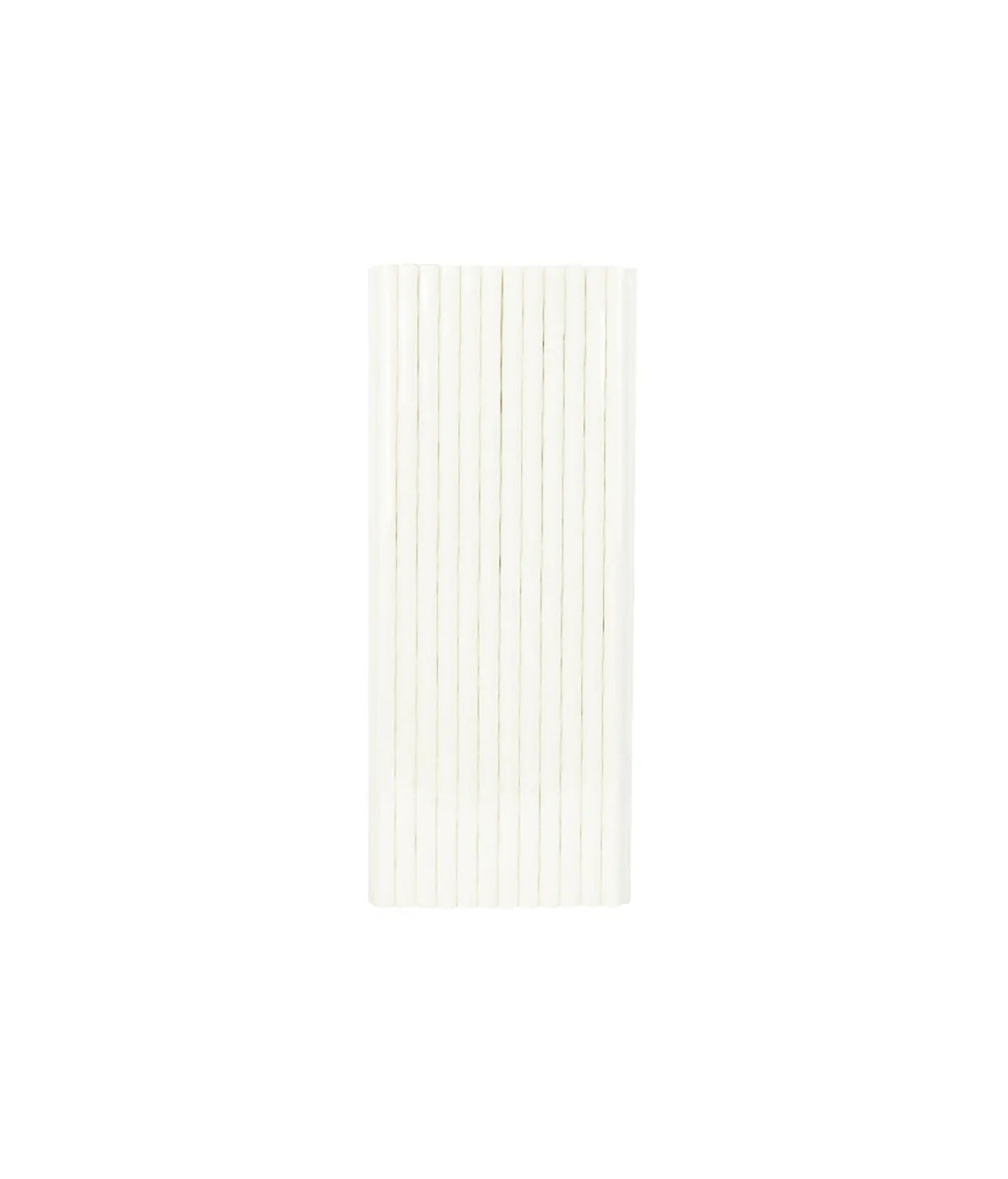 White Paper Straws 25pk