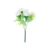 White Peony 5 Head Bunch 40cm