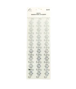 White Rhinestones Stickers