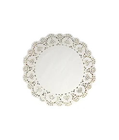 White Round Paper Doilies 10.5in 100pk