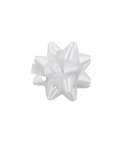 White Satin Gift Bow 15cm 1pc