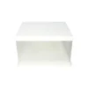 White Single Layer Transparent Cake Box 10in