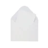 White Small Pearlised Cards & Envelopes Set 12pc