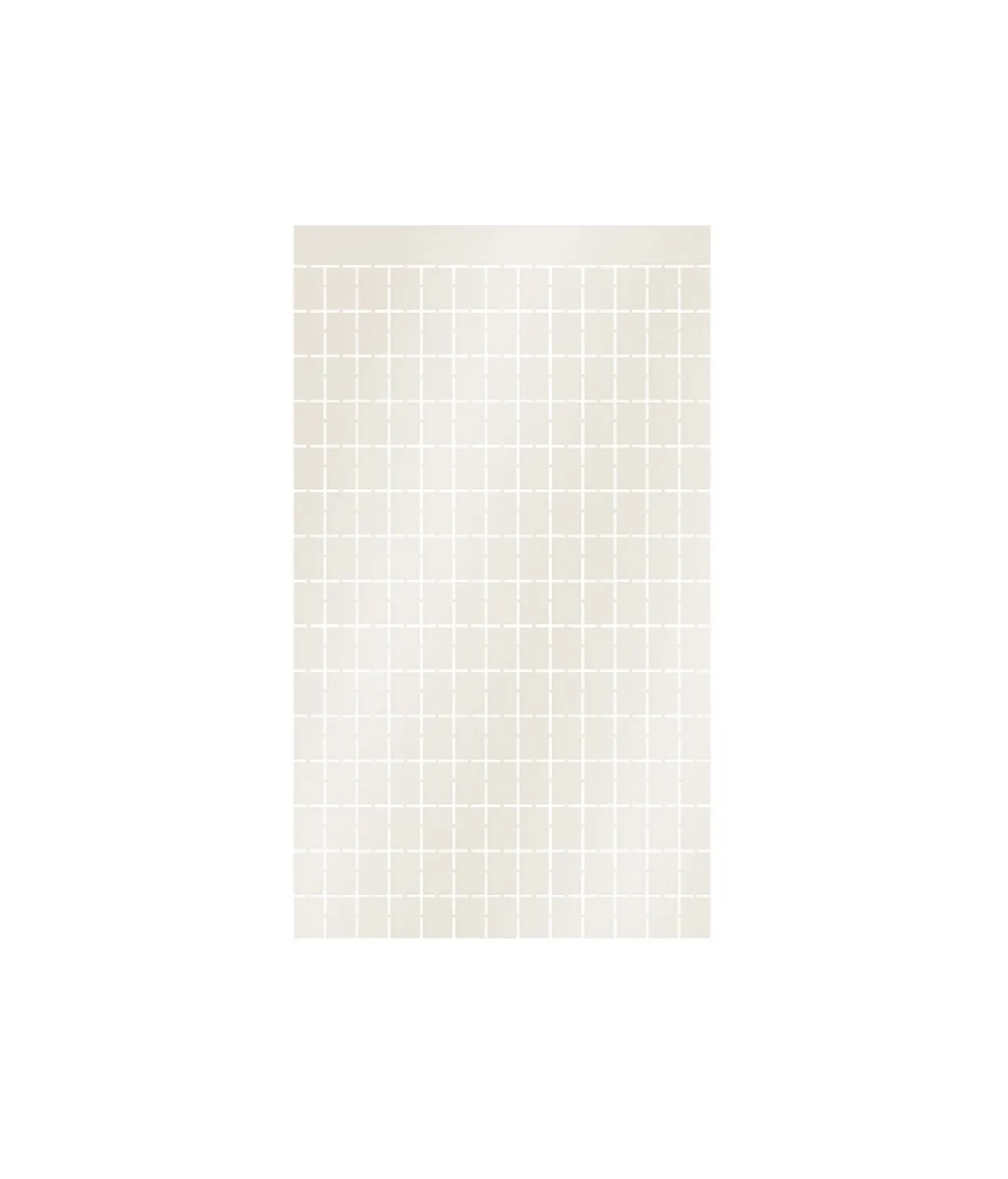 White Square Foil Backdrop 1x2m