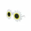 White Sunflower Party Glasses