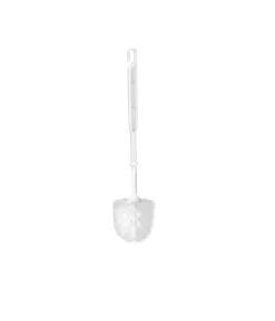 White Toilet Brush With Holder