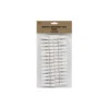 White Wooden Pegs 35x7mm