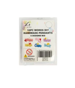 Words DIY Handmade Pendants 10pc