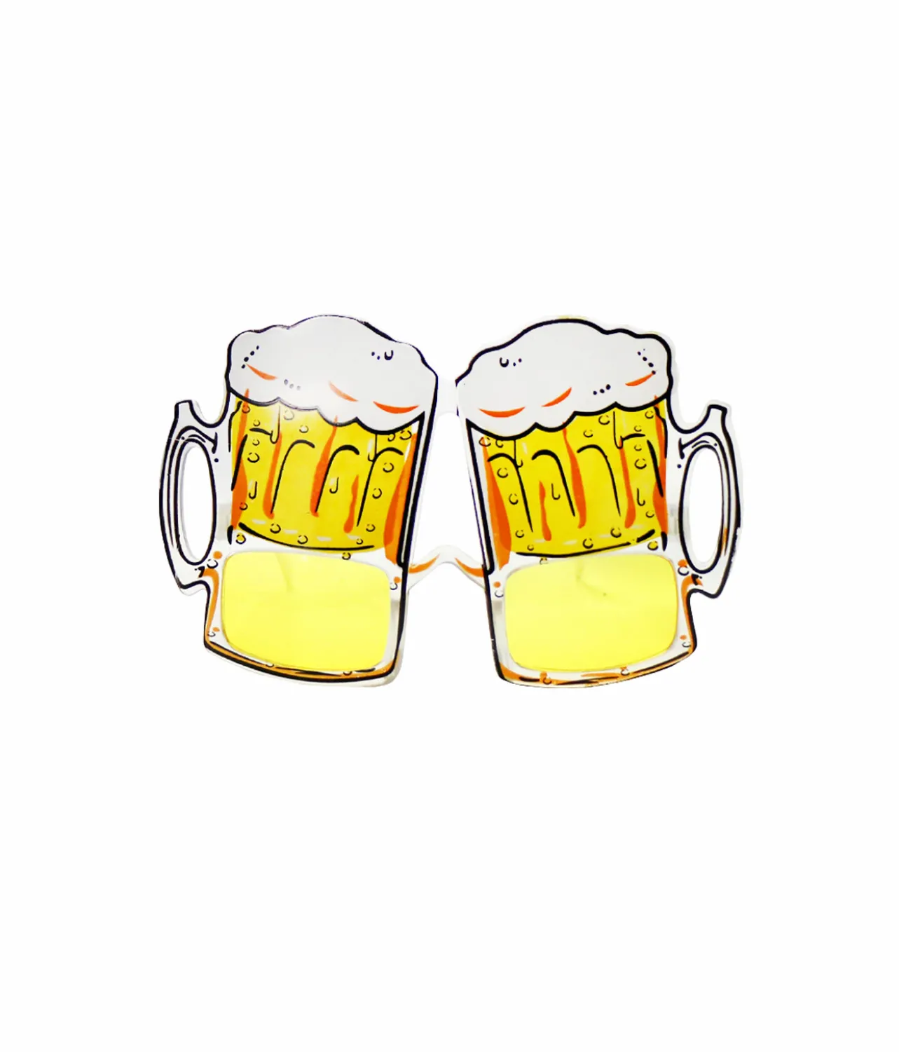 Yellow Beer Party Glasses