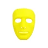 Yellow Full Face Plastic Mask