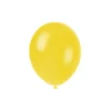 Yellow Latex Plain Balloons 5inch 50pk