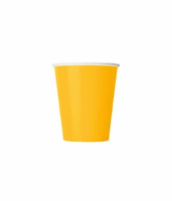 Yellow Paper Cups 20x9oz