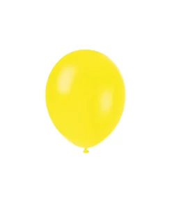 Yellow Plain Latex Balloons 12inch 20pk