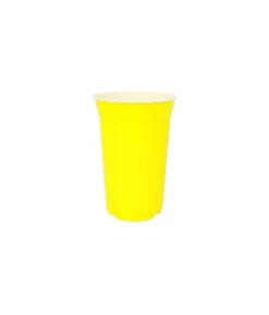 Yellow PP Plastic Cups 10oz 25pk