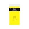 Yellow Round Plastic Tablecover 213x213cm