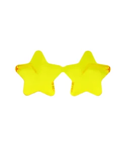 Yellow Star Shape Glasses